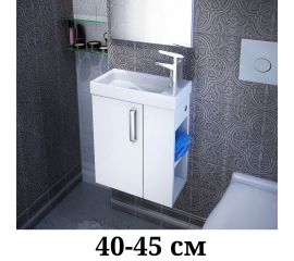 Комплект тумбы с раковиной д/ванных комнат  40 - 45 см