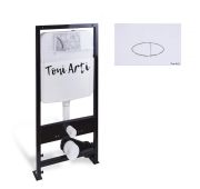 Система инсталляции TONI ARTI TA-01 + кнопка Freto белый глянец TA-0052