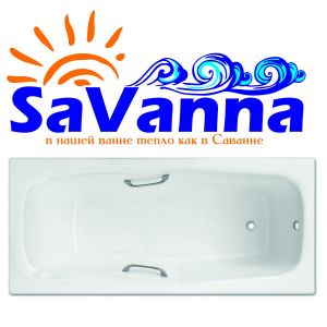 Ванна чугунная SaVanna Neo/102/9 1,8*0.80*0,42 м с ручками