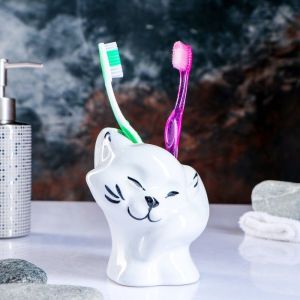 Стакан для зубных щеток «Кошка»  1802470