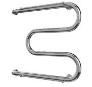 Полотенцесушитель водяной TERMINUS 500*500  М-образный с полкой 32х2  AISI