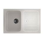 Мойка мраморная EcoSton ES-27-341 молочный 76*50см