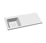 Раковина над стиральной машиной MADERA КАМИЛЛА L чаша 120 см без кронштейна без сифона