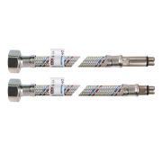 Подводка для смесителя 40см сталь комплект 2шт