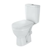 Унитаз-компакт напольный ROSA РИМ г/вып., 2-реж., 3/6 л., а/всплеск сиденье ППР м/лифт 780*345*610мм