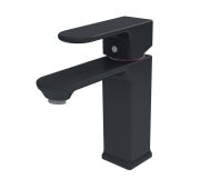 Смеситель для раковины SWES UMBRO 1UPO00-BL рычажный черный 0728