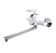 Смеситель для ванны Haiba рычажный белый/хром HB22505-8