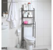 Стеллаж черный 470*1520*250мм 4010853