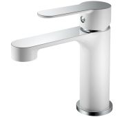 Смеситель для раковины Haiba рычажный белый/хром HB10557-8