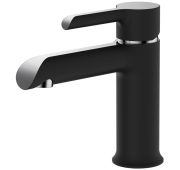 Смеситель для раковины Haiba рычажный черный/хром HB10805-7