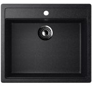 Мойка мраморная ULGRAN U-104-308 черный56*49,5см