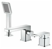 Смеситель для ванны Haiba рычажный встраиваемый из 3 частей HB80615