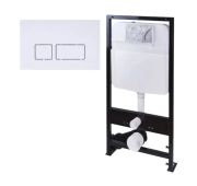 Система инсталляции TONI ARTI TA-01 + кнопка Noche белый глянец TA-0042