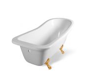 Ванна д1500*ш730*в770 мм Царская с чугунными ножками (хром) 170л