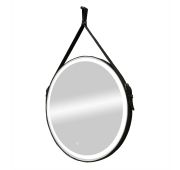 Зеркало LED ZILI DO ГАВАННА BLACK  650*650*40мм