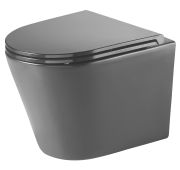 Унитаз подвесной ZILI DO ZS-053E-R-MDG ПЕГАС СЕРЫЙ