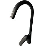 Смеситель для кухни SWES RINGO 1RKAJ4-BL рычажный черный 0737