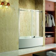 Штора для ванны ZILI DO К-K07N-1 1500*1500мм 8 мм раздвижная сатин