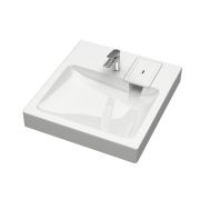 Раковина над стиральной машиной Marrbaxx Марго ш500*г546*в88 мм + кронштейн + сифон