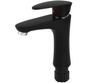 Смеситель для раковины BRIMIX рычажный из  пластика АБС черный 5951