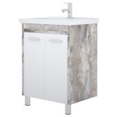 Тумба с раковиной COROZO ЛОРЕНА АНТИК 650*850*470мм