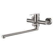 Смеситель для ванны Haiba рычажный сатин HB22801