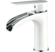 Смеситель для раковины Haiba рычажный белый/хром HB13505-8