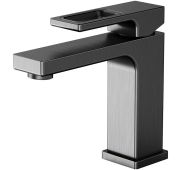 Смеситель для раковины Gappo рычажный оружейная сталь G1017-9