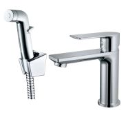 Смеситель для раковины Haiba рычажный с гигиеническим душем  HB12505