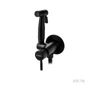 Смеситель MAGNUS с гигиеническим душем черный 2076