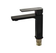 Смеситель для раковины FABIA рычажный черный 9735
