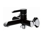 Смеситель для ванны Haiba рычажный черный/хром HB60805-7