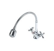 Смеситель для кухни SWES EXTRA 2XKEN1 буксовый с гибким изливом 0352