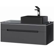 Тумба без раковины JORNO SHINE подвесная 1000*395*495мм