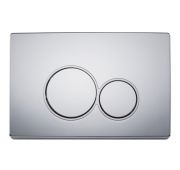 Кнопка для системы инсталяции  ZILI DO  пластик ХРОМ ГЛЯНЕЦ 097E