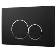 Кнопка для системы инсталляции (NEW) ZILI DO пластик черный 097E