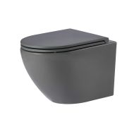 Унитаз подвесной ZILI DOZS-046E-UQ3-MDG ГЕКТОР ТЕМНО-СЕРЫЙ