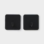 Крючок для полотенец «Классика» одинарный черный 2шт БЕЗ СВЕРЛЕНИЯ 6894909