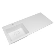 Раковина над стиральной машиной Florentina Аванти L чаша 110 см + кронштейн + выпуск с переливом