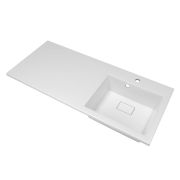 Раковина над стиральной машиной Florentina Аванти R чаша 110 см + кронштейн + выпуск с переливом