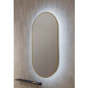 Зеркало Silver Mirrors VIVA - GOLD  550*1050мм бесконтактный сенсор, горизонт./вертикальный, матовое золото