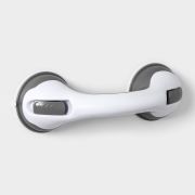 Поручень д/ванной на вакуумных присосках пластик белый 642651