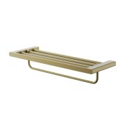 Полка для полотенец BELZ  брашированное золото B90824