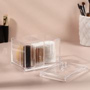 Органайзер д/ватных палочек «Слоник» с крышкой пластик прозрачный 2565947