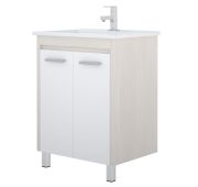 Тумба с раковиной COROZO ЛОРЕНА ЛАЙН 650*850*470мм