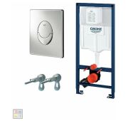 Система инсталляции GROHE Rapid SL + кнопка Skate Air 38721001