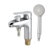 Смеситель для раковины BRIMIX рычажный с переключением на душ  3545