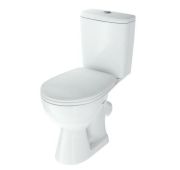 Унитаз-компакт напольный ROSA УЮТ к/вып., 2-реж., 3/6 л., а/всплеск сиденье ППР 617*350*780мм